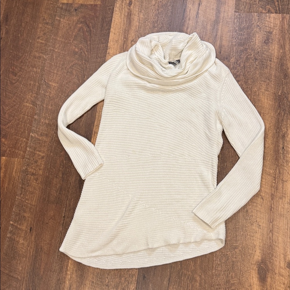 Vince Camuto Ivory Cowl Neck Sweater Women's Medium